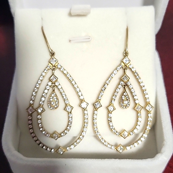 chandelier silver earrings - Picture 1 of 5